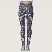Leggings Whimsical gothique Sorcière Jardin chauve-souris M (Devant)