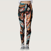 Leggings Whimsical Leaves (Devant)