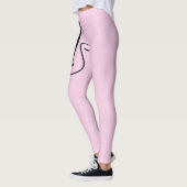 Leggings Whimsical Skinny Chat noir rose (Gauche)