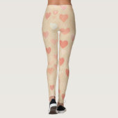 Leggings Whimsy Hearts au Pastel (Dos)