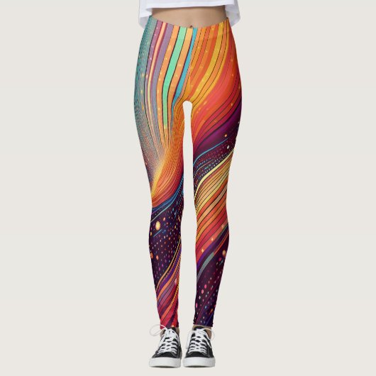 Leggings Whirlpool Abstrait (Devant)