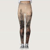 Leggings Whispers in the Dark : Terrifying Cemetery Ambienc (Devant)