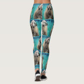 Leggings White Afghan Hound (Dos)
