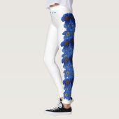 Leggings White Alaska State Flower Oubliez-moi les pattes (Gauche)
