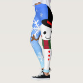 Leggings White Christmas Snowman (Gauche)