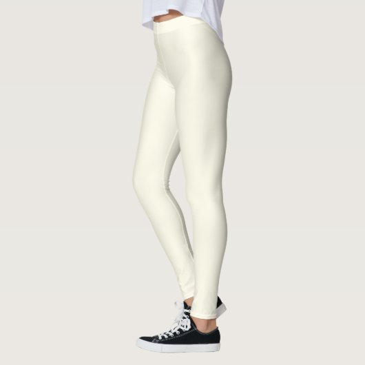 Leggings White Crème Couleur Femmes (Gauche)