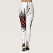 Leggings White Lava Flow (Dos)
