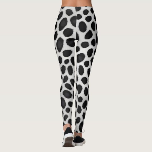 Leggings White Leopard Elegant Moderne Collection Luxe (Dos)