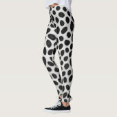 Leggings White Leopard Elegant Moderne Collection Luxe (Gauche)