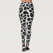 Leggings White Leopard Elegant Populaire Collection de luxe (Dos)