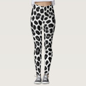 Leggings White Leopard Elegant Populaire Collection de luxe (Devant)