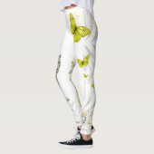 Leggings  White Tiger Yellow Butterfly Gold Stardus (Gauche)