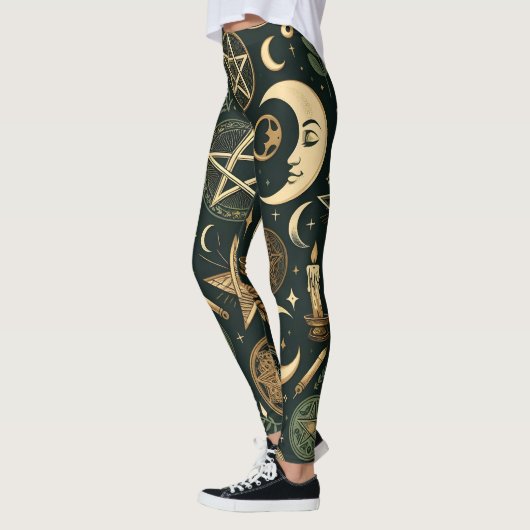 Leggings Wiccan Pattern 2 (Gauche)