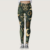 Leggings Wiccan Pattern 2 (Devant)
