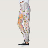Leggings Wild Rose Design à Pastels (Gauche)