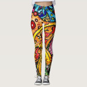 Leggings Wild & Trippy Shroom Skin (Devant)