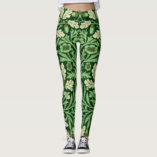 Leggings William Mirrors Acorns & Oak Leaves Spring Garden (Devant)