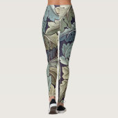Leggings William Morris Acanthus Feuilles (Dos)