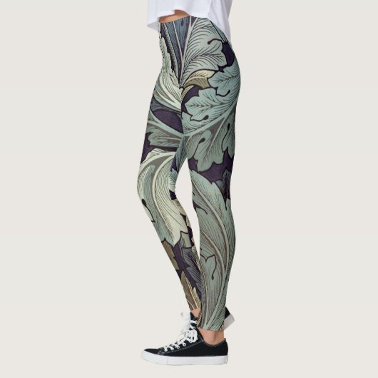 Leggings William Morris Acanthus Feuilles (Gauche)