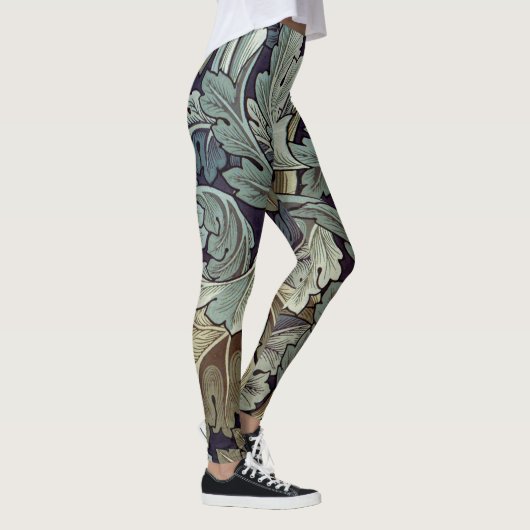 Leggings William Morris Acanthus Feuilles (Droite)