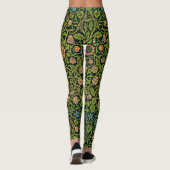 Leggings William Morris - Ancolie, vert foncé, Case-Mate (Dos)