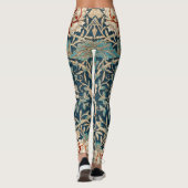 Leggings William Morris Antique Fleur de Chèvrefeuille (Dos)