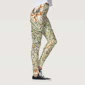 Leggings William Morris Antique Honeysuckle Floral Classic (Droite)