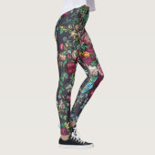 Leggings William Morris Art Nouveau Calico Chintz Motif (Droite)