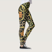 Leggings William Morris Black Floral Art (Droite)