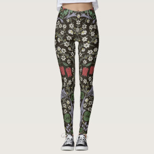 Leggings William Morris Blackthorn Tapisserie Florale