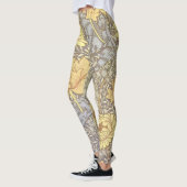 Leggings William Morris Chrysanthemum Fleurs maman (Gauche)