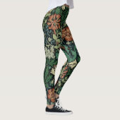 Leggings William Morris Compton Floral Art Nouveau Motif (Droite)