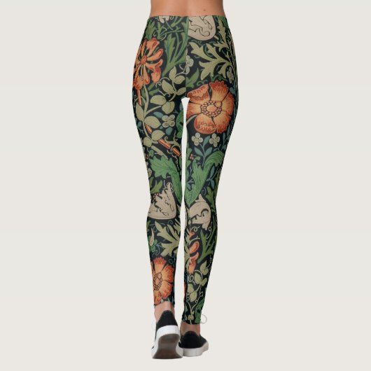 Leggings William Morris Compton Fond d'écran classique (Dos)