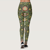 Leggings William Morris Conception botanique florale persan (Dos)