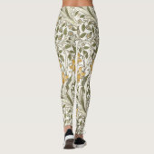 Leggings William Morris Daffodil Garden Flower Classic Bota (Dos)