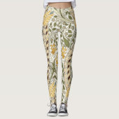 Leggings William Morris Daffodil Garden Flower Classic Bota (Devant)