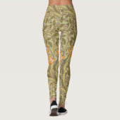 Leggings William Morris Daffodil Garden Flower Classic Bota (Dos)
