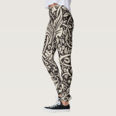 Leggings William Morris Daffodil Papier peint floral (Gauche)