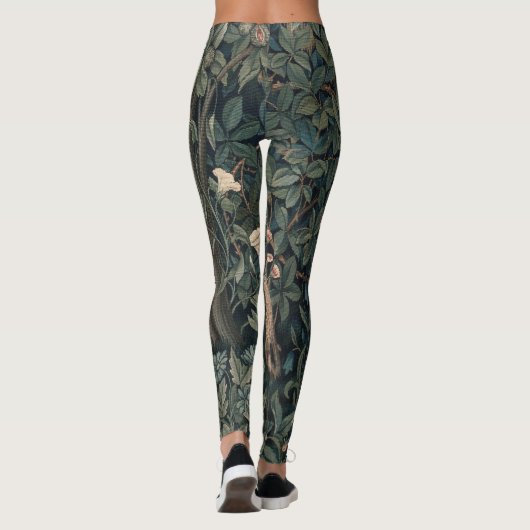 Leggings William Morris Faune sauvage Fox (Dos)