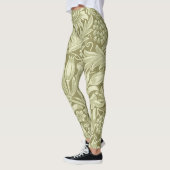Leggings William Morris Fleur de tournesol Floral Botanique (Gauche)