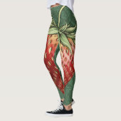 Leggings William Morris fraise (Gauche)