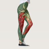 Leggings William Morris fraise (Droite)
