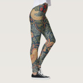 Leggings William Morris Fraise Voleurs Oiseaux (Droite)
