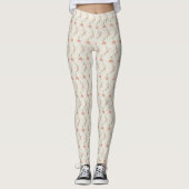 Leggings William Morris Garden Tulip Motif floral (Devant)