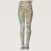 Leggings William Morris Golden Lily Blue Gold Classic (Devant)