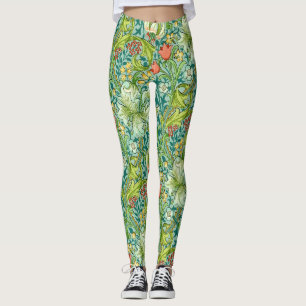 Leggings William Morris Golden Lily Vintage Floral Design