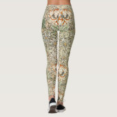 Leggings William Morris Honeysuckle modèle floral (Dos)