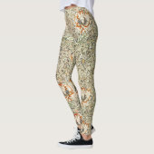 Leggings William Morris Honeysuckle modèle floral (Gauche)