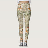 Leggings William Morris Honeysuckle modèle floral (Devant)
