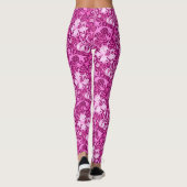 Leggings William Morris Iris et Lily, Amethyst Purple (Dos)